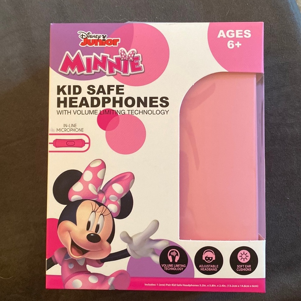 Disney Junior Minnie Kid Safe Headphones